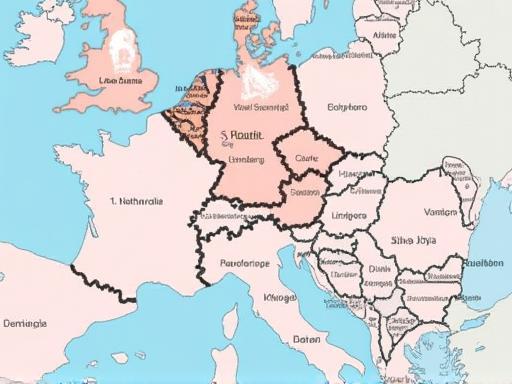 Network coverage map of Lombardy